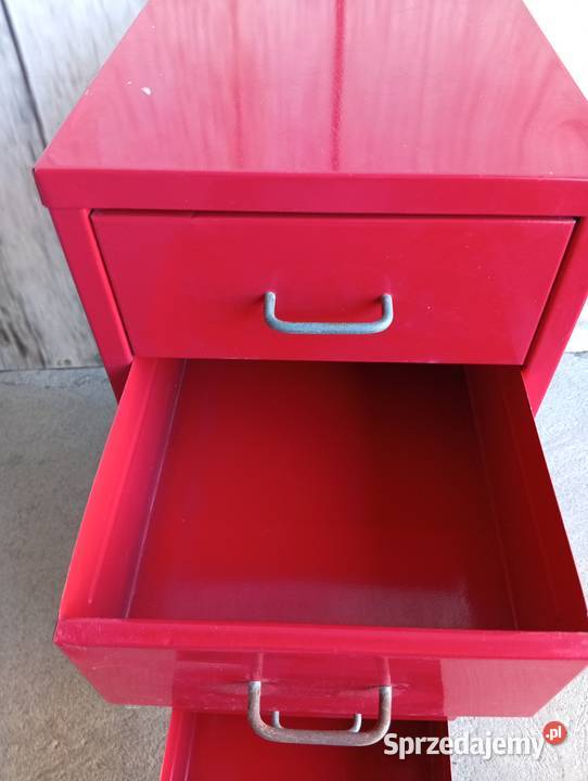 metalowa szafka z szufladami 466 28cm kujawsko-pomorskie Byczyna sprzedam