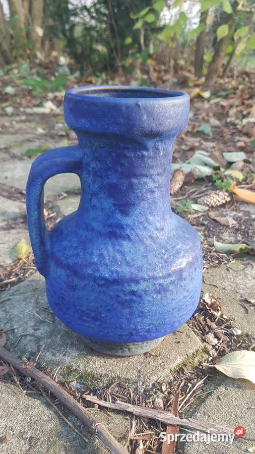 Karlsruhe Pottery dzbanek wazon śląskie Myszków