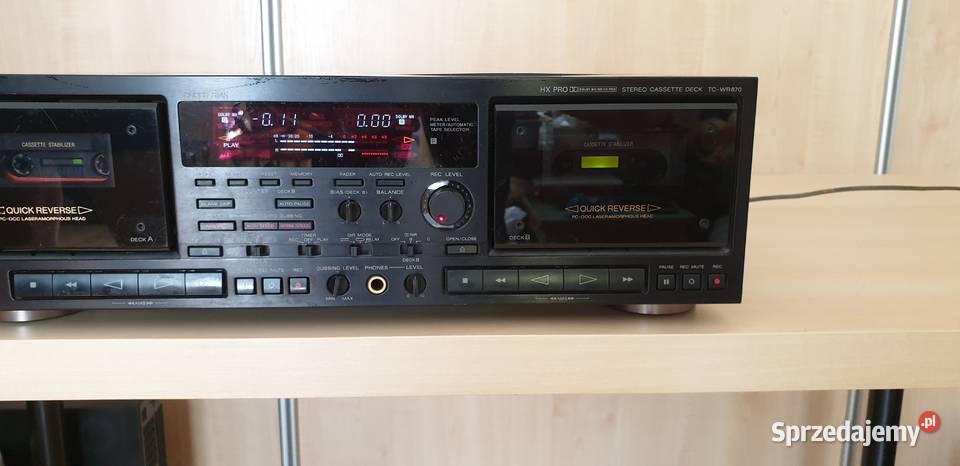 SONY STEREO CASETTE DECK TCWR870