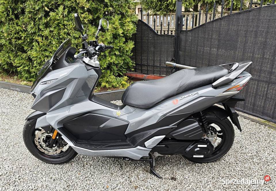 Skuter Sym Jet X 125cc 2021r 4200 FULL LED ABS łódzkie Łask sprzedam