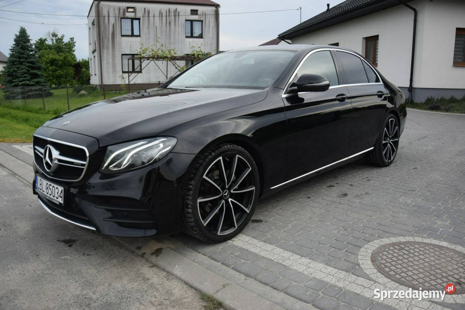 Mercedes E 200 20D 2019r AMG Super Stan nieuszkodzony Majdan Sieniawski sprzedam