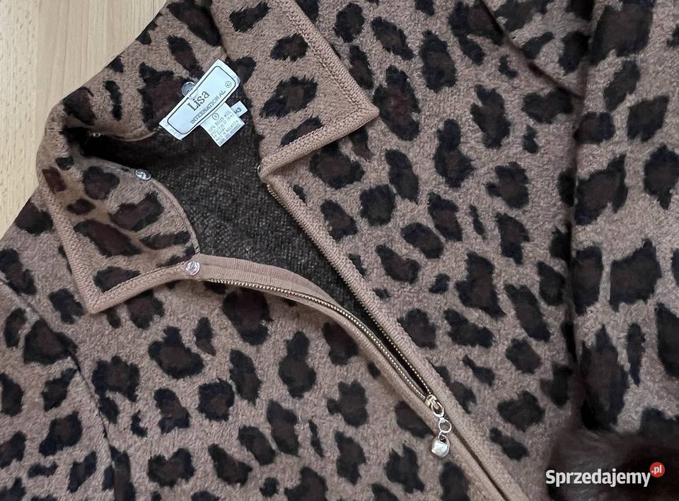 Długi płaszcz 100 wełny tzw boild wool S z Gdańsk