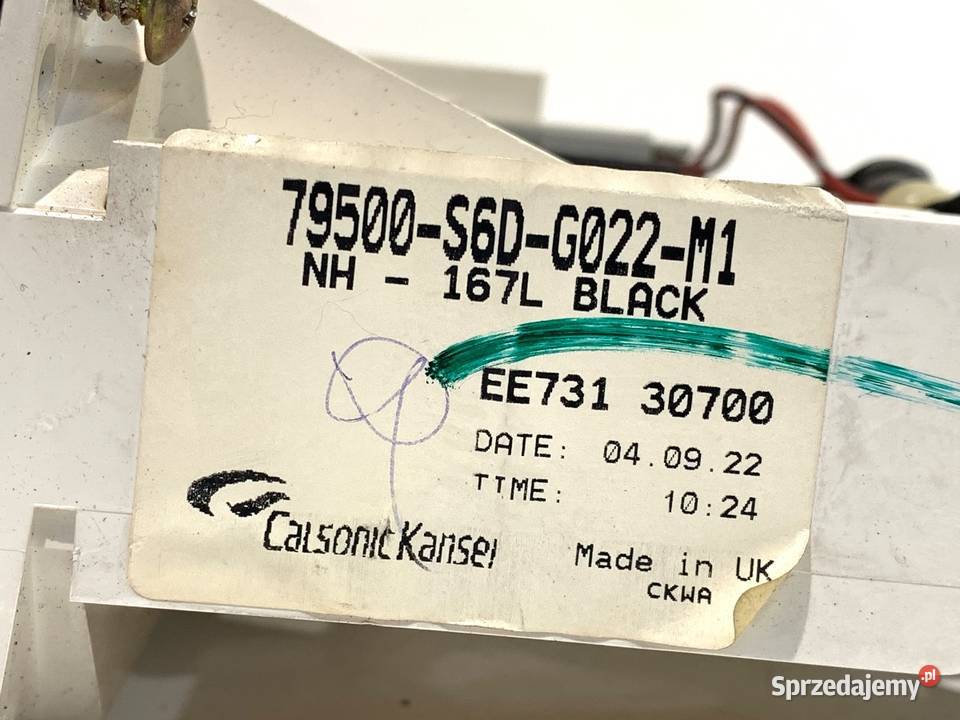 PANEL STEROWANIA NAWIEWU HONDA CIVIC VII osobowe sprzedam