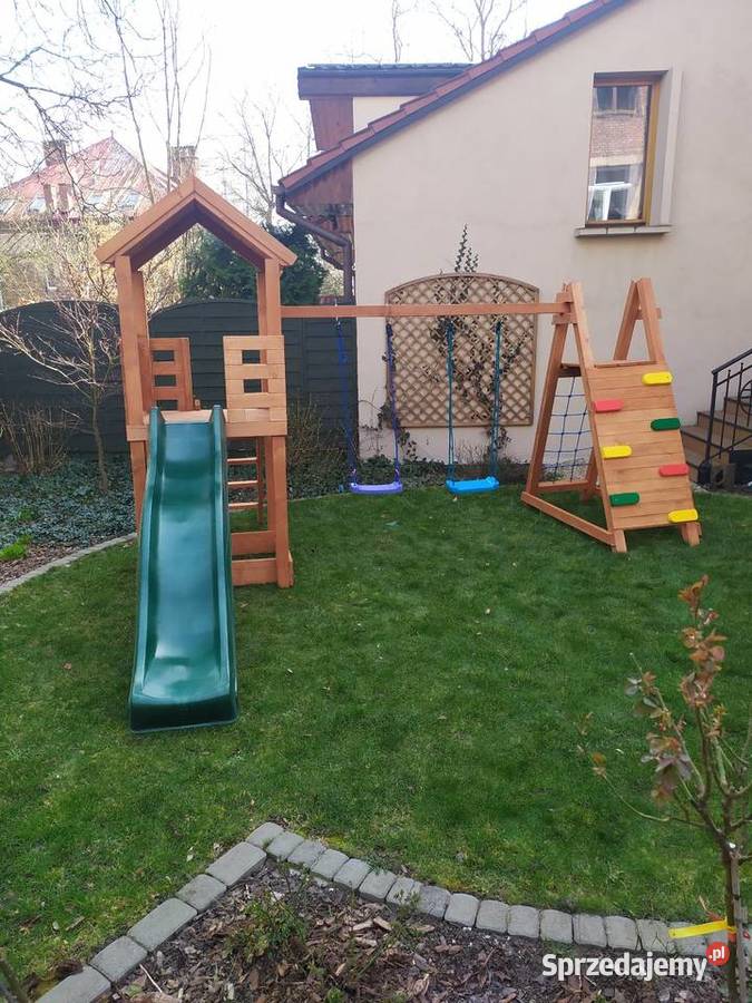 Plac Zabaw Dzieci Zjeżdżalnia Piaskownica Trzebunia sprzedam