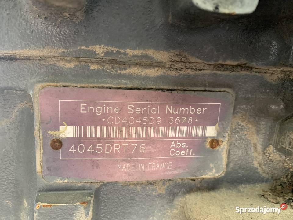 SILNIK JOHN DEERE 4045DRT76 poj 45 l Skrzynia biegów Kielce sprzedam