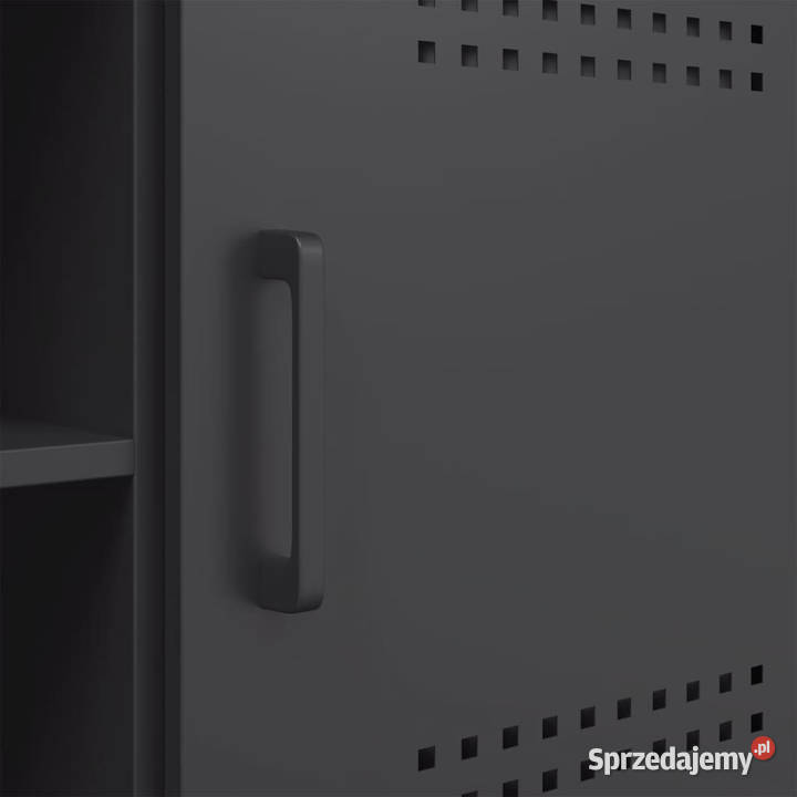 Szafka pod telewizor czarna 1005x39x505 stalowa Warszawa