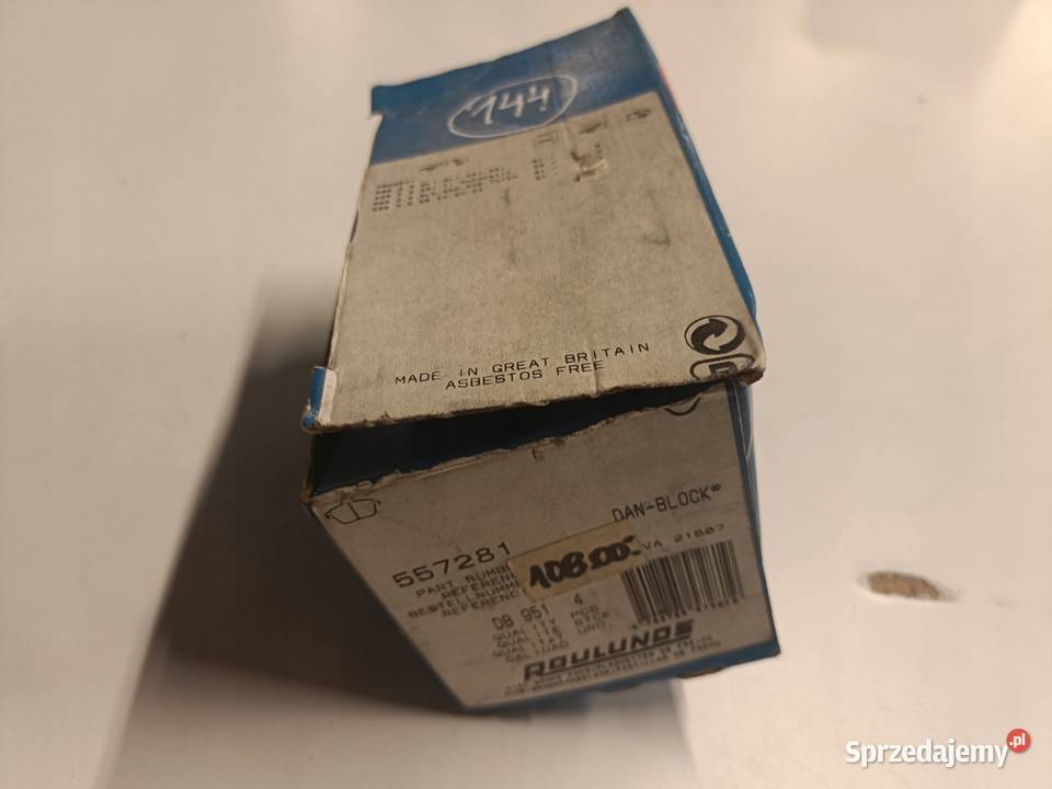 Peugeot 605 PRZEDNIE KLOCKI HAMULCOWE przód Rudka