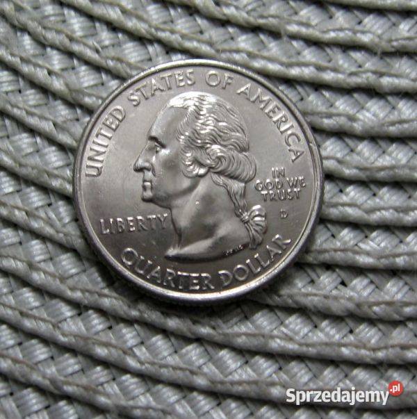 USA 25 Cent 2000r D Stany USA MASSACHUSETTS Numizmatyka Kalisz