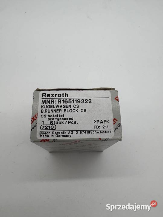 Rexroth R165119322 Wózek liniowy Warszawa