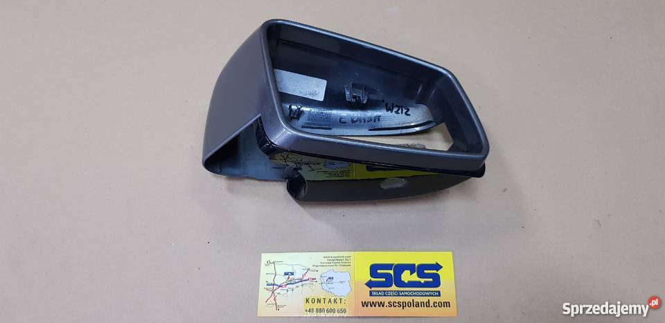 MERCEDES W212 E KLASA OBUDOWA LUSTERKA PRAWA Bieleń