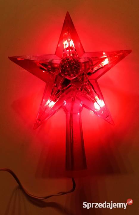 Gwiazda Bożenarodzeniowa z PRL vintage Łódź