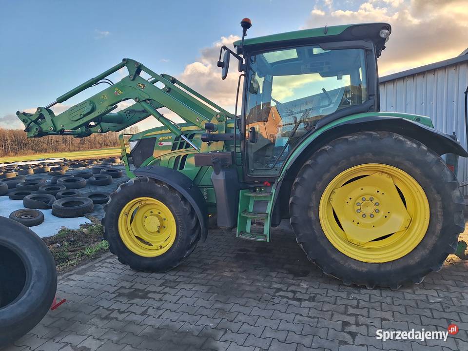 John deere 6145 R z turem Stan orginal Łomża