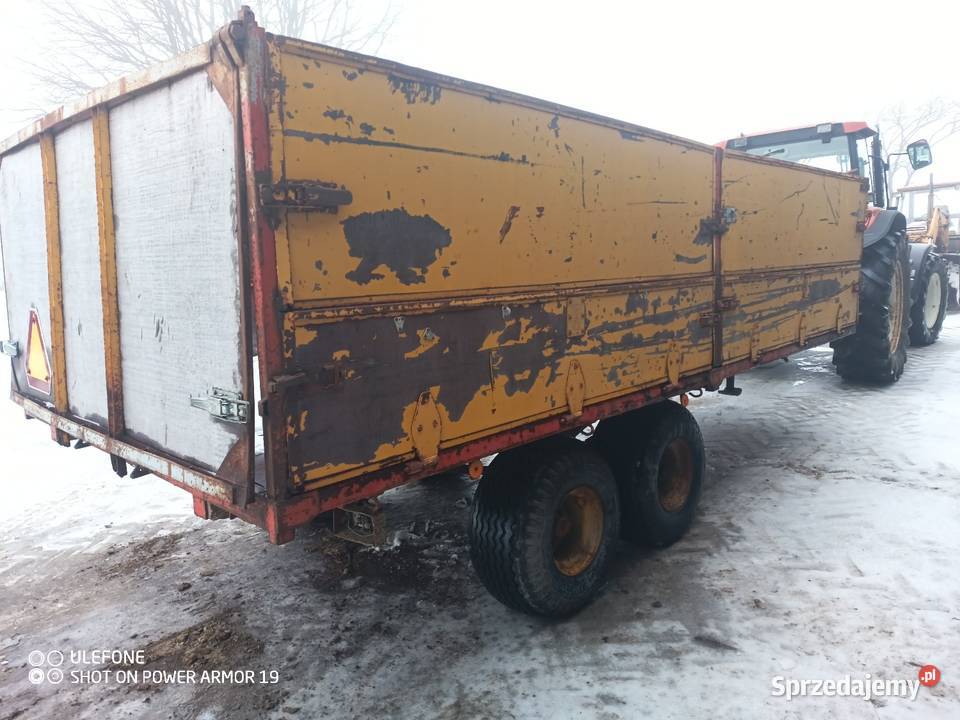Przyczepa wywrotka tandem 12t bliźniak ze Rostkowo