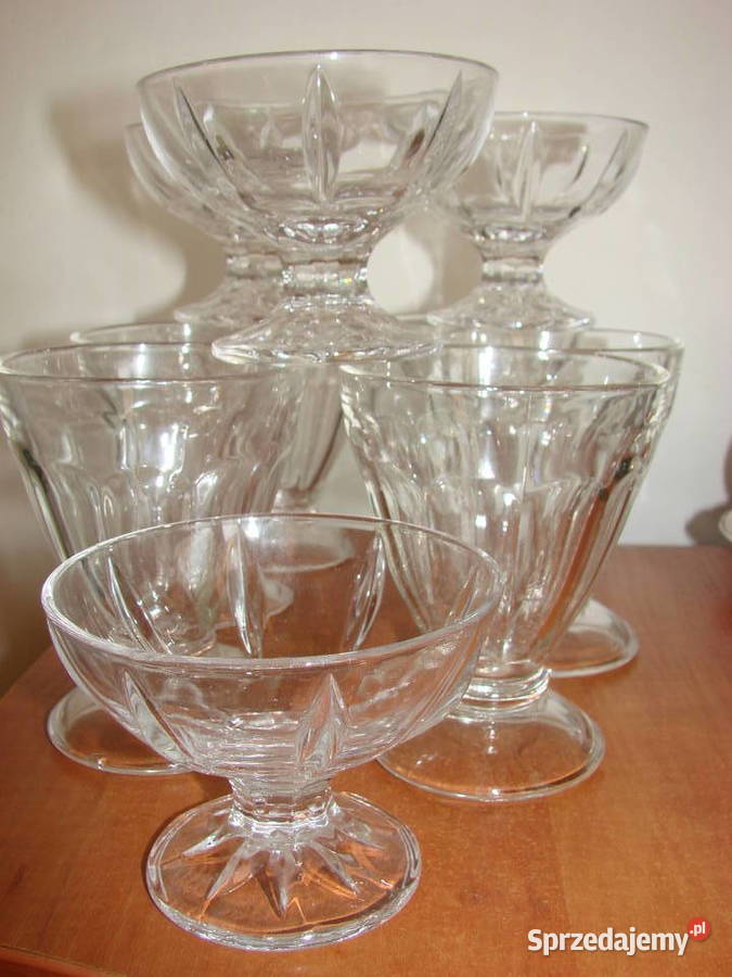 szklany pucharek do lodów Kieliszki i pucharki Pruszcz Gdański