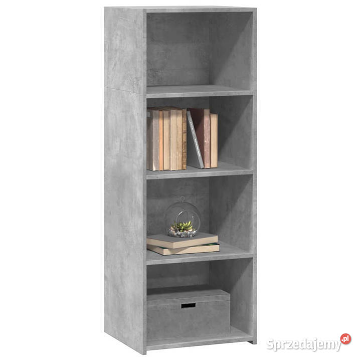 Wysoka szafka szarość betonu 45x41x124 WM846393 mazowieckie Warszawa
