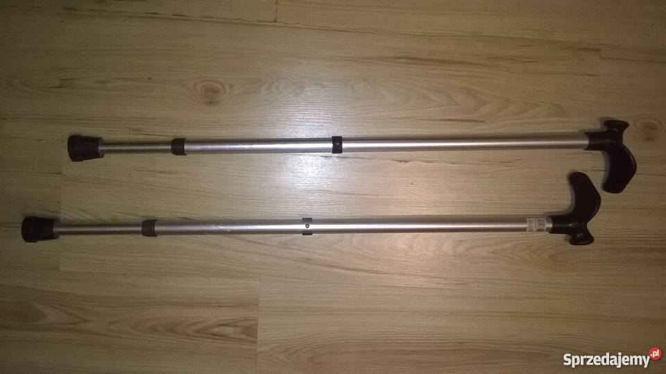 Laski rehabilitacyjne regulowne aluminiowe 2 Szczecin