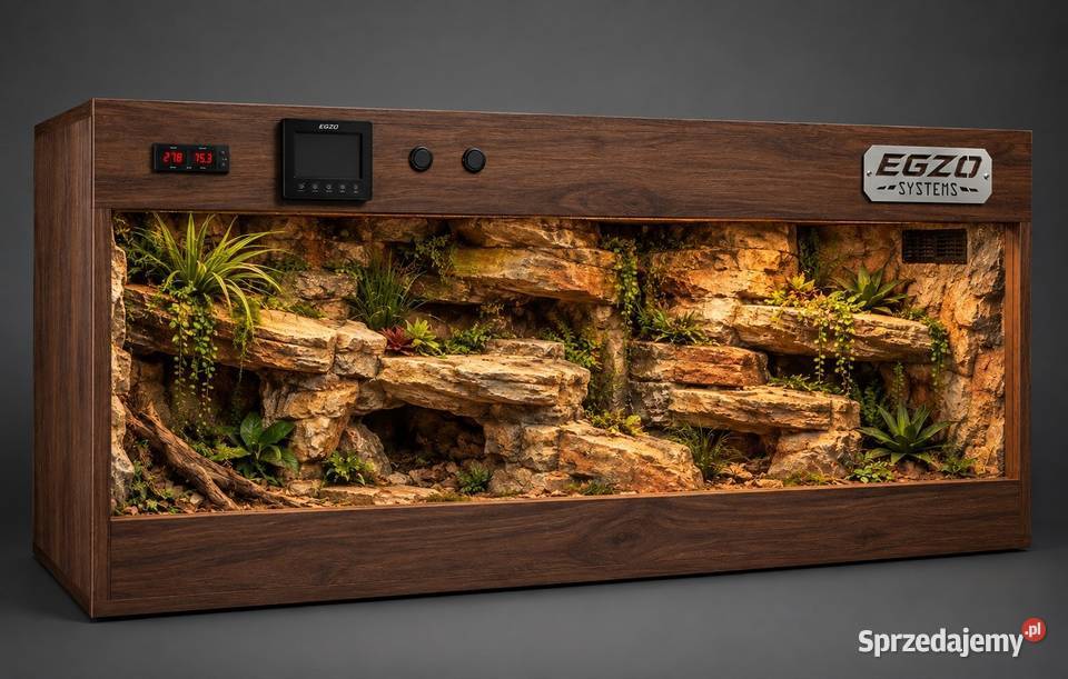 Terrarium agamy brodatej żółwia greckiego gekona
