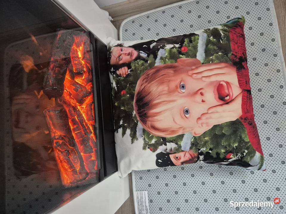 Komplet poduszka Kevin sam w domu 45cmx45