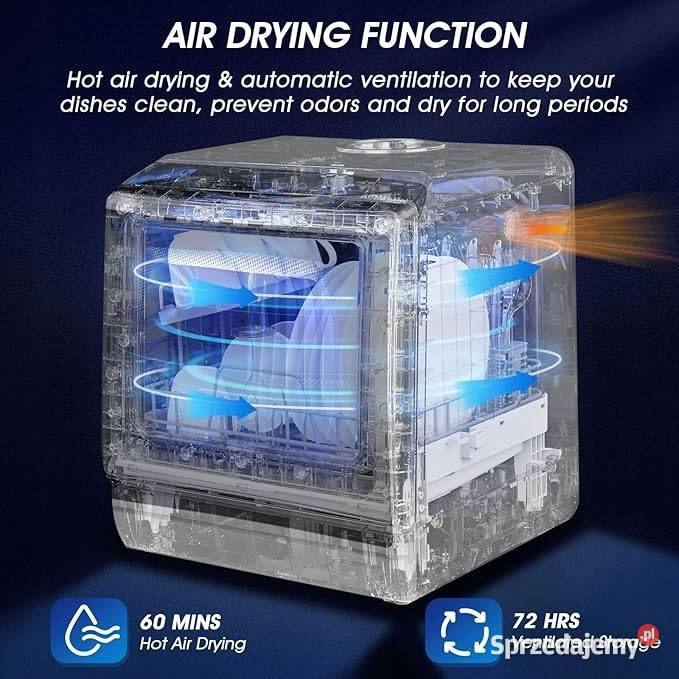 Mini zmywarka 5L kompaktowa na blat przenośna do Myszyniec