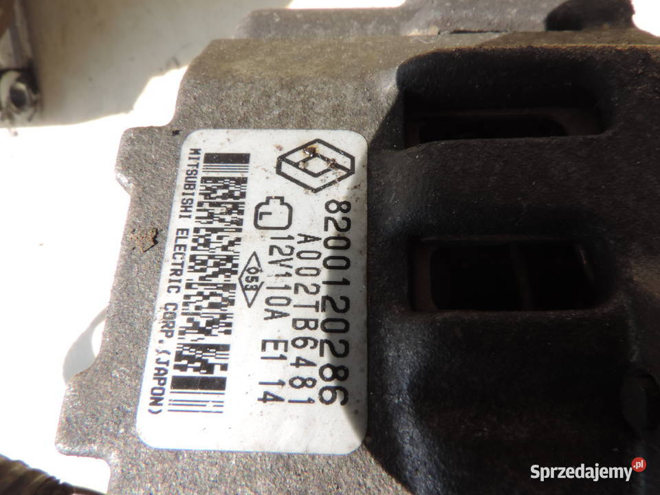 ALTERNATOR RENAULT CLIO II III 15 DCI Rok produkcji 2001 Nowy Sącz