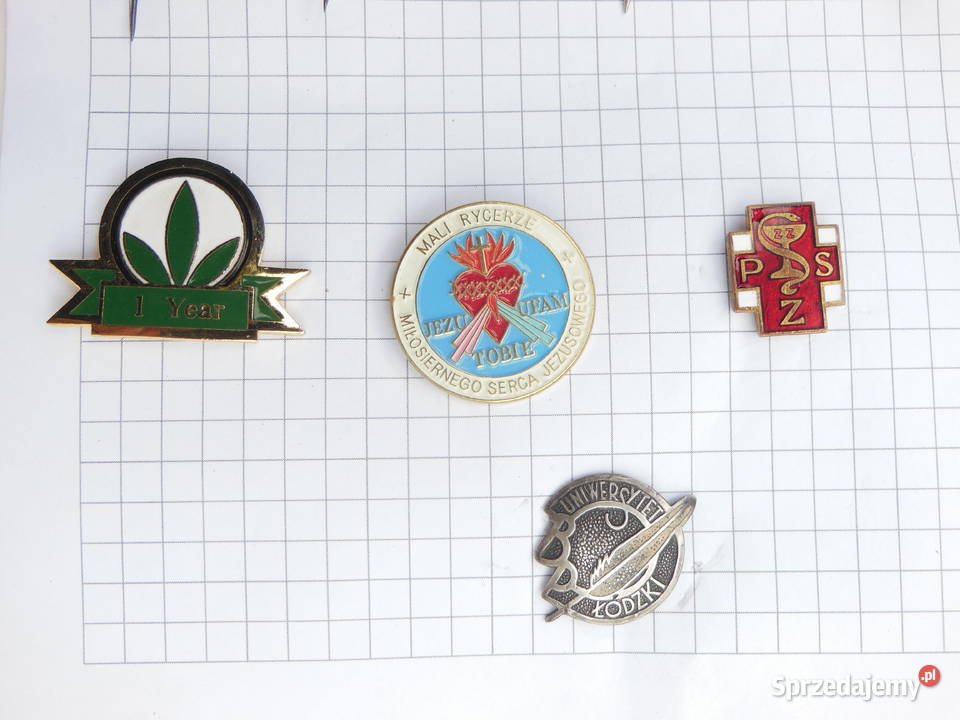 Przypinki z okresu PRLróżne dolnośląskie Wrocław