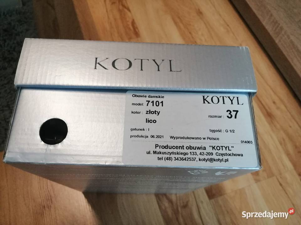 Buty ślubne złote r 37 Obuwie