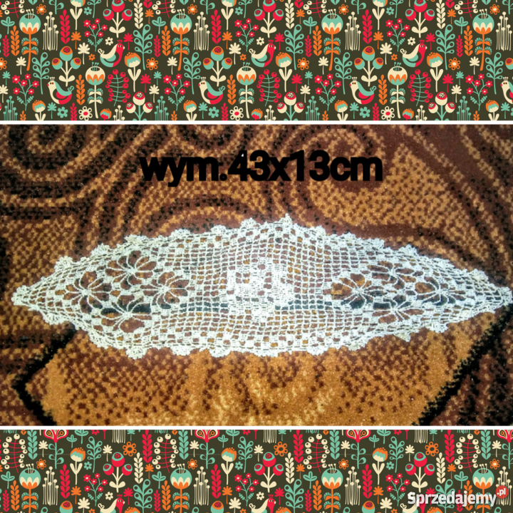 Stare ręcznie robione serwetki