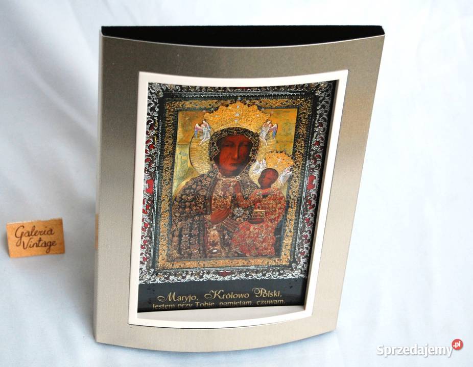 Matka Boża Częstochowska Maryja obrazek w ramce Obrazki i obrazy Lublin