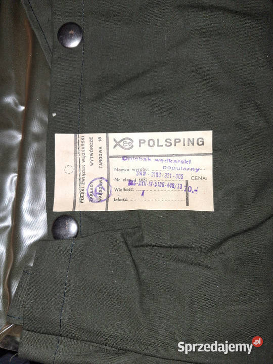 CHLEBAK WĘDKARSKI POLSPING PRL