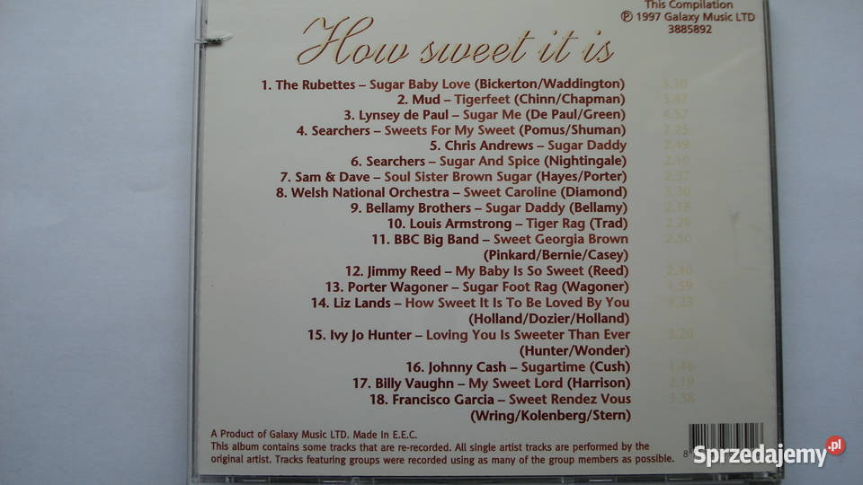 Płyty CD z muzyką Charts Pur How Sweet It Is CD Łódź