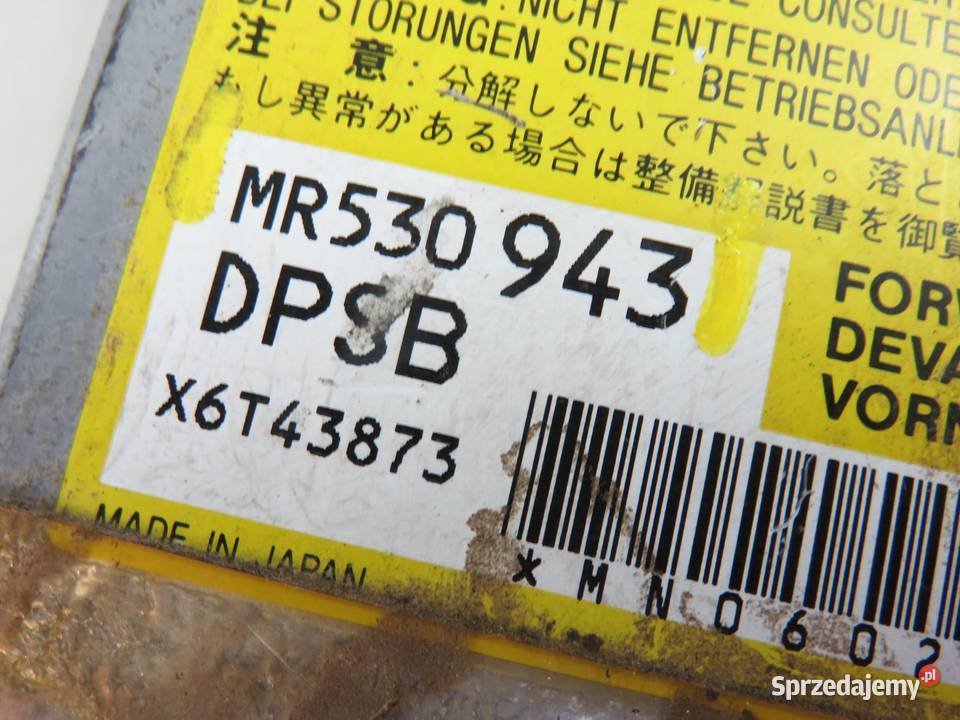 MODUL AIR BAG PAJERO PININ MR530943 osobowe