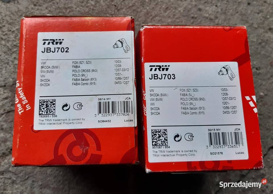 Nowe sworznie wahacze komplet ze śrubami FEBI 2 Ełk