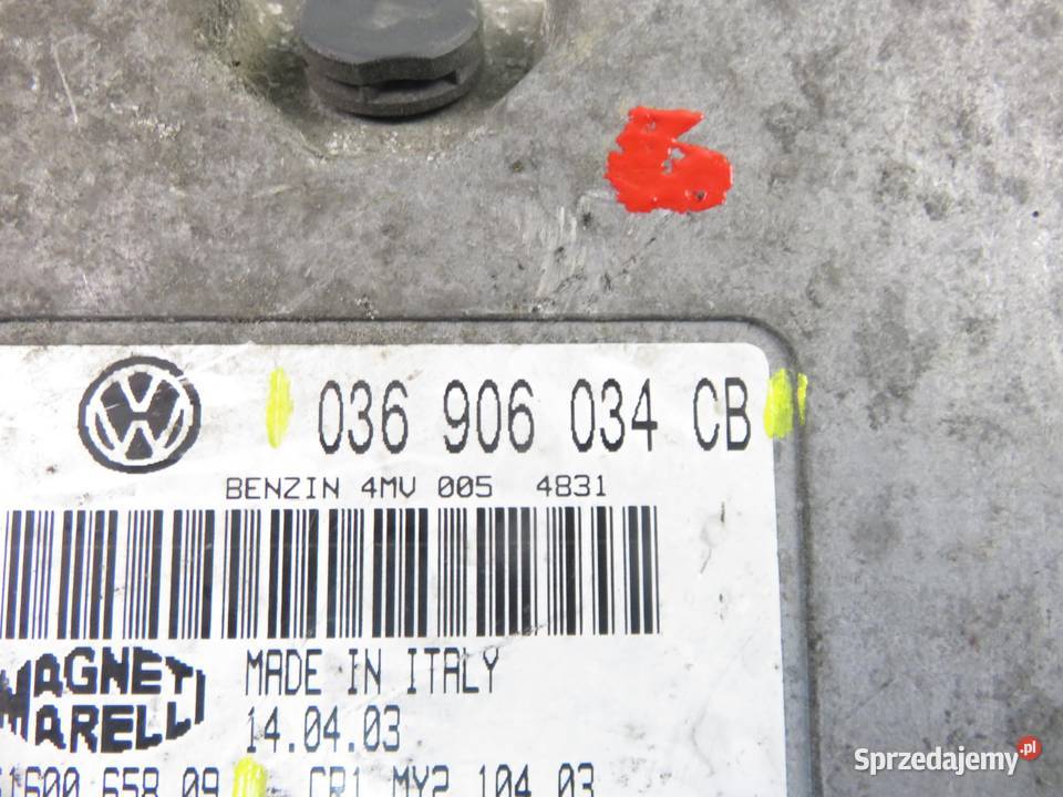 STEROWNIK SKODA FABIA I 14 16V BBY 036906034CB małopolskie