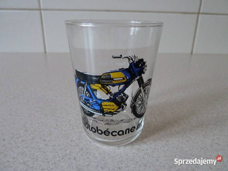 Szklanka z Motocyklem ro