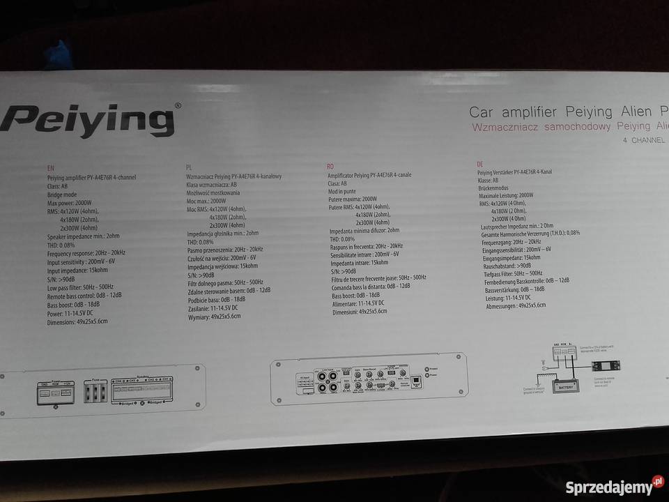 Peiying 2000 WATT mega MOC i BASS