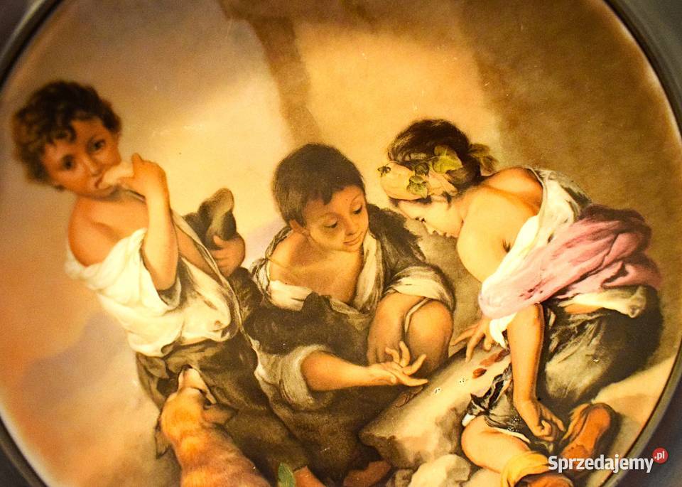 Mali żebracy Bartolome E Murillo talerz ozdobny Chełmno