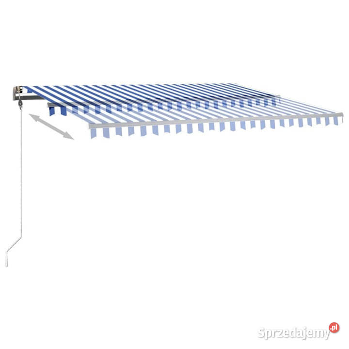 Ręcznie zwijana markiza z LED 400 x 350 Warszawa