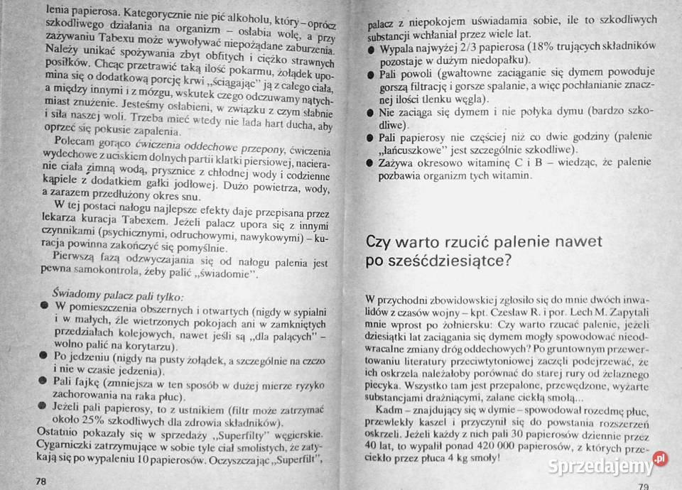 Dziś przestaję palić Andrzej Korsak lubelskie Chełm