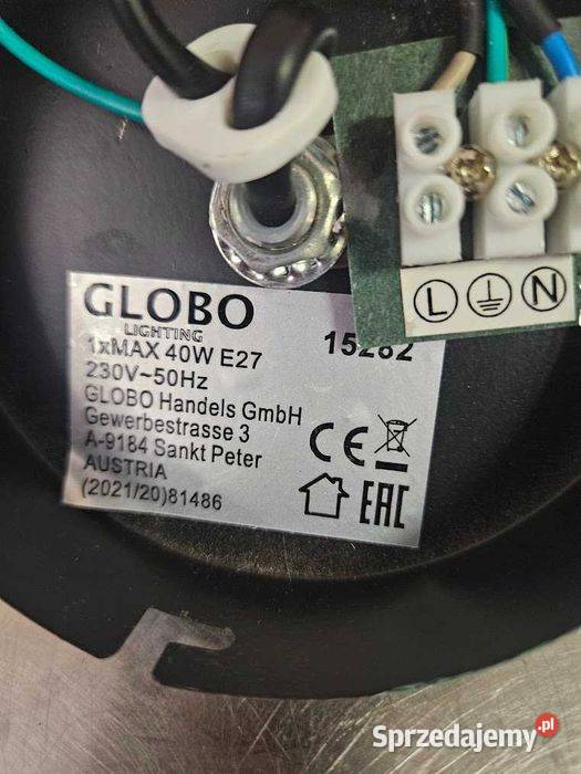 Industrialna lampa wisząca Globo miedź i matowa śląskie Góra sprzedam