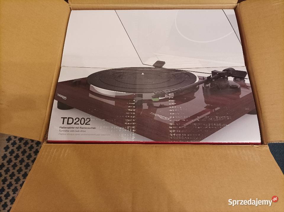 Gramofon Thomas TD 202 fornir Orzech POŁYSK Węgorzewo