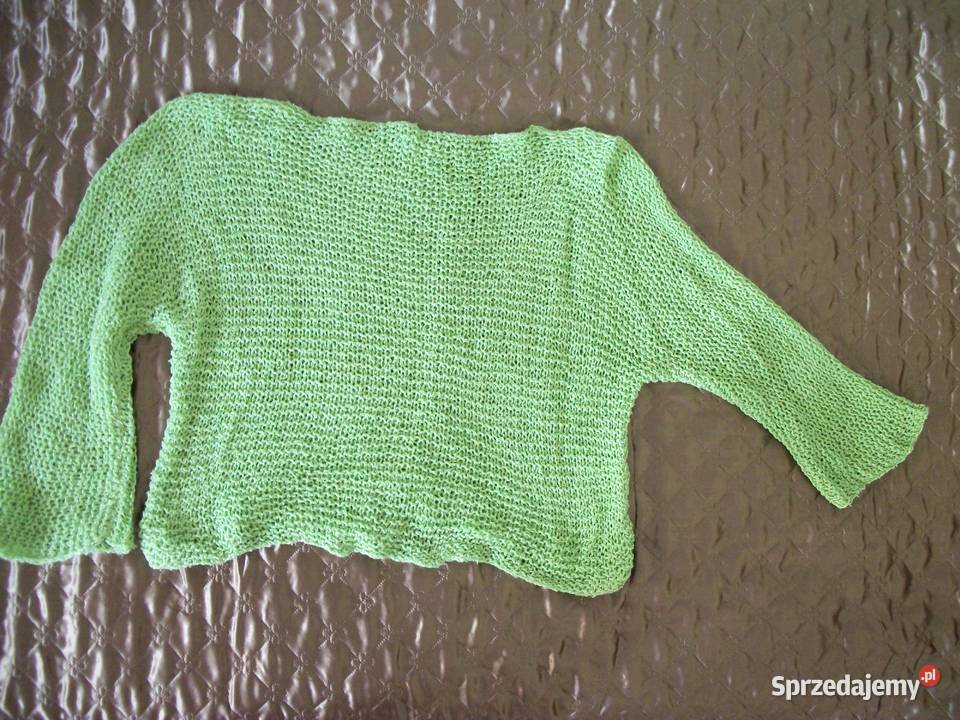 ZIELONY SWETEREK Wkładane przez głowę  podkarpackie Przemyśl