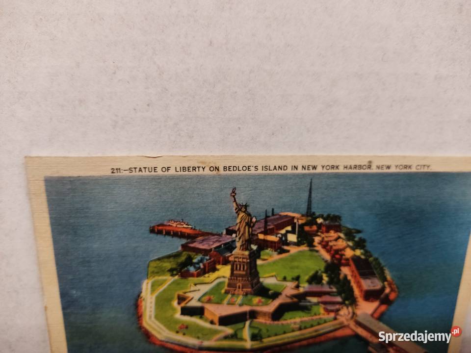 Pocztówka widokówka Statua Wolności Nowy Jork opolskie Głuchołazy sprzedam