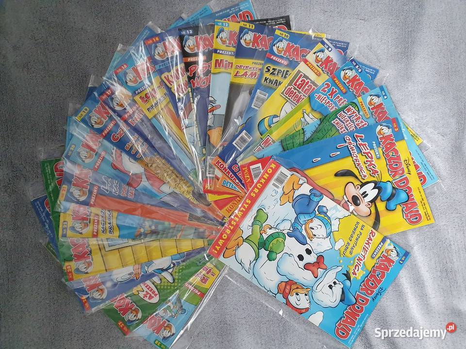Kaczor Donald zestaw 20 komiksów 2005 Książki i Podręczniki Gdynia