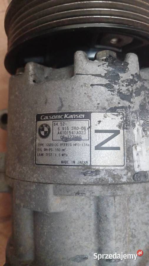 KOMPRESOR KLIMATYZACJI BMW E90 E87 691538008 wielkopolskie Rakoniewice sprzedam