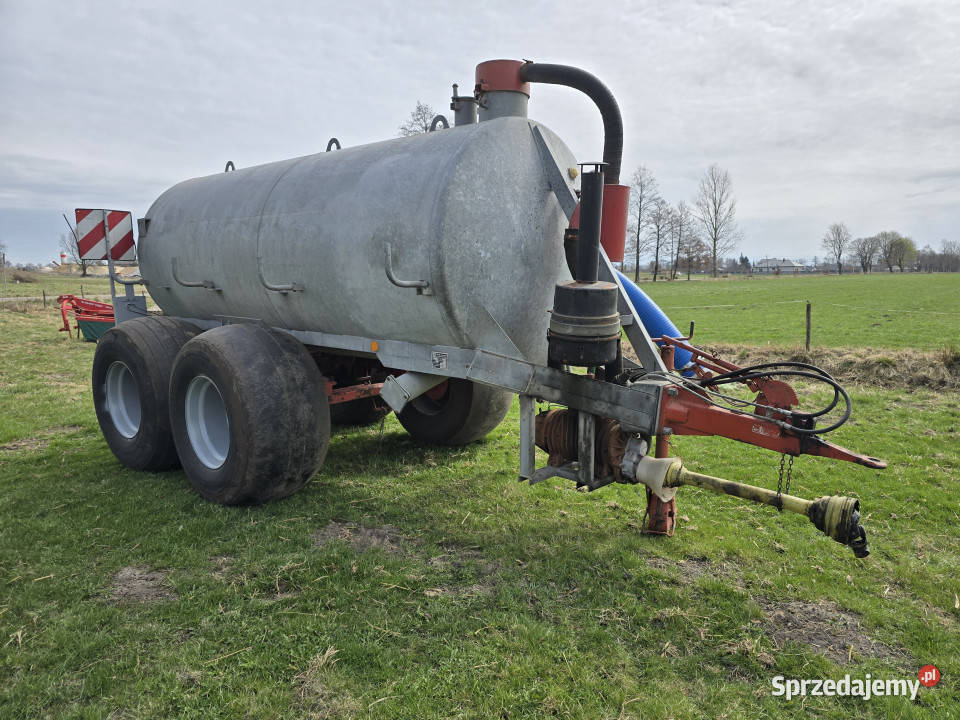Wóz asenizacyjny KOTTE VT7000 tandem skrętny 7 nieuszkodzony warmińsko-mazurskie Rudolfowo