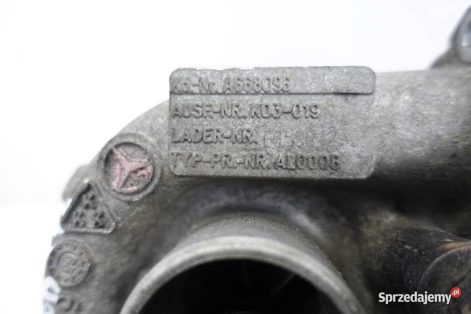 TURBOSPRĘŻARKA Mercedes A KLASA 17 CDI A668096 Części samochodowe Chełm