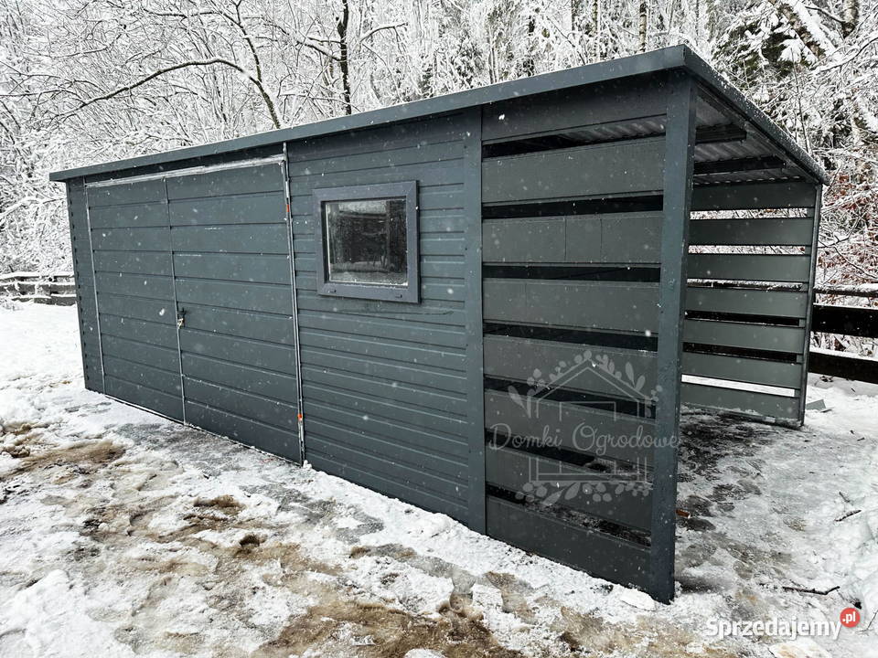 Domek Ogrodowy Schowek Blaszany 5x3 1x3 okno Białystok sprzedam
