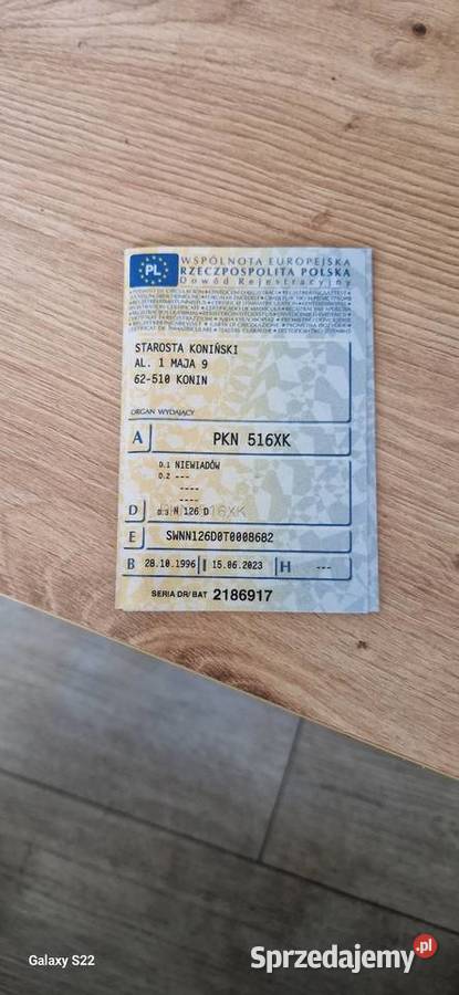 Przyczepka niewiadów Konin