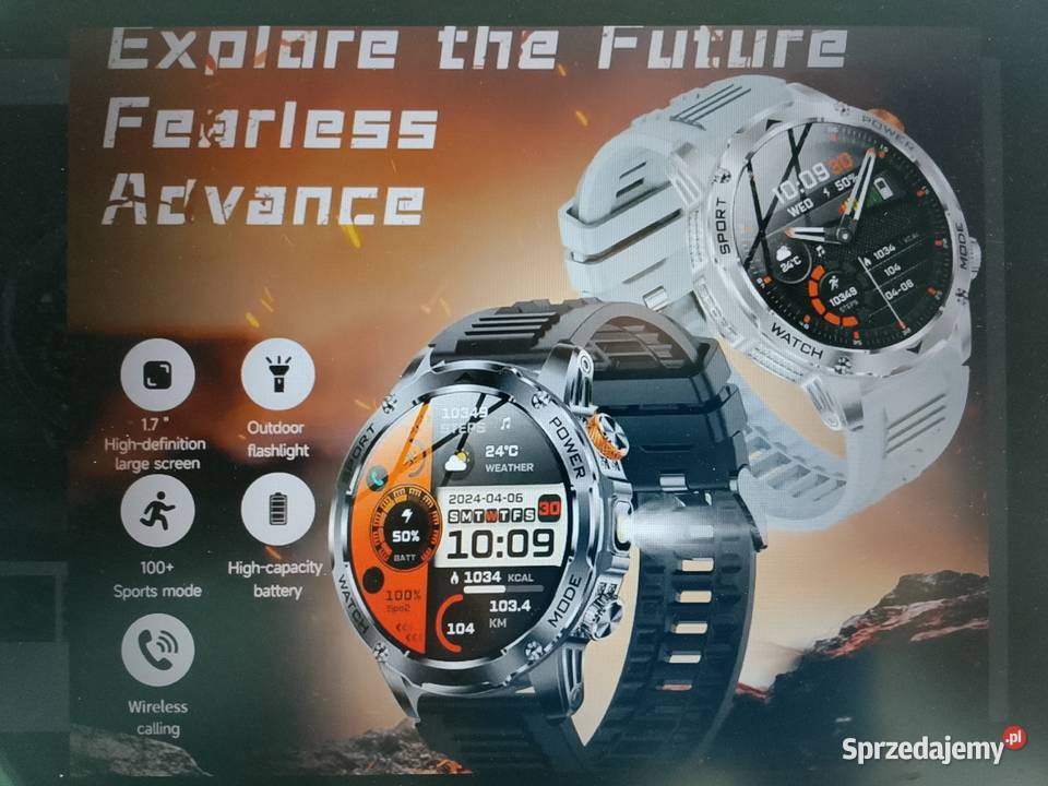 Smartwatch 2025r bateria 1000 mAh piękny nowy