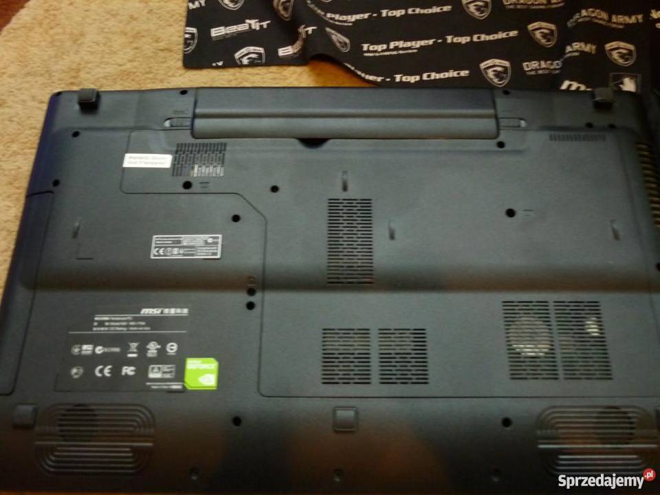 Msi gp70 2pf leopard pro Intel i5 8gb Ram GTX850 Opoczno sprzedam